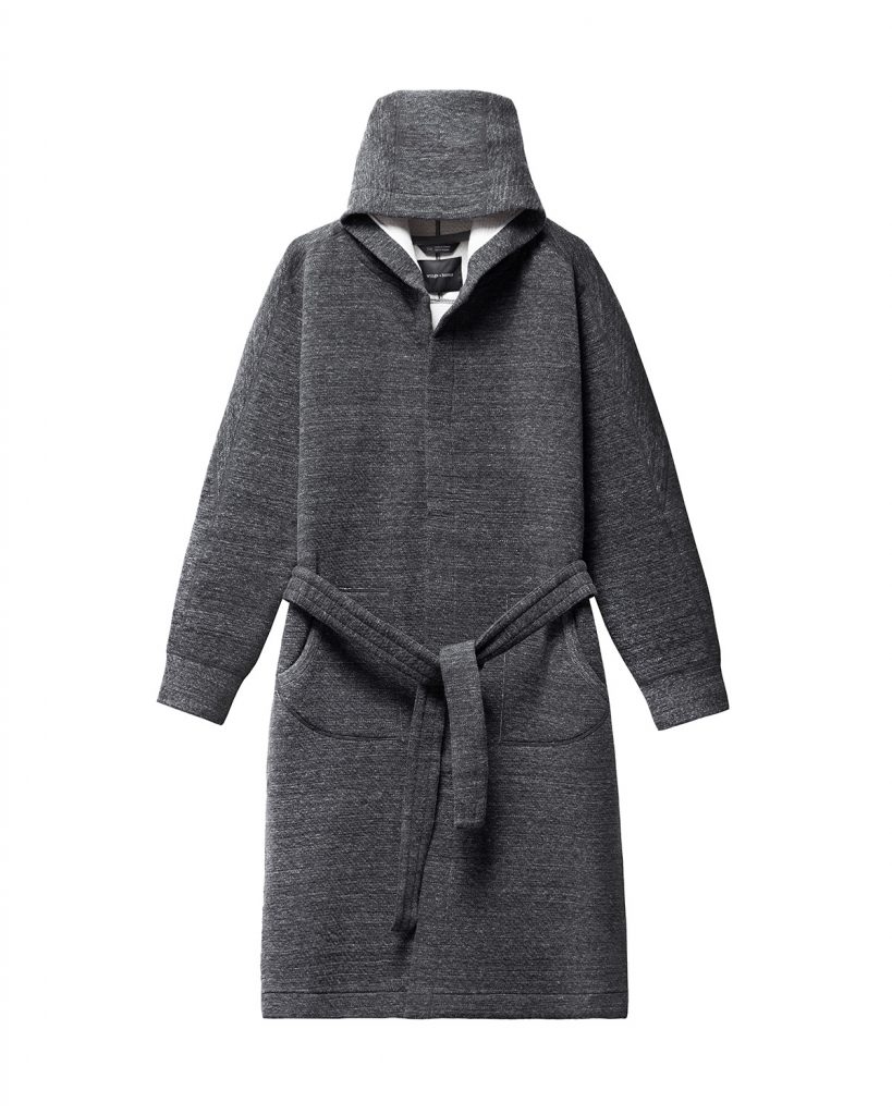cabin fleece robe + blanket