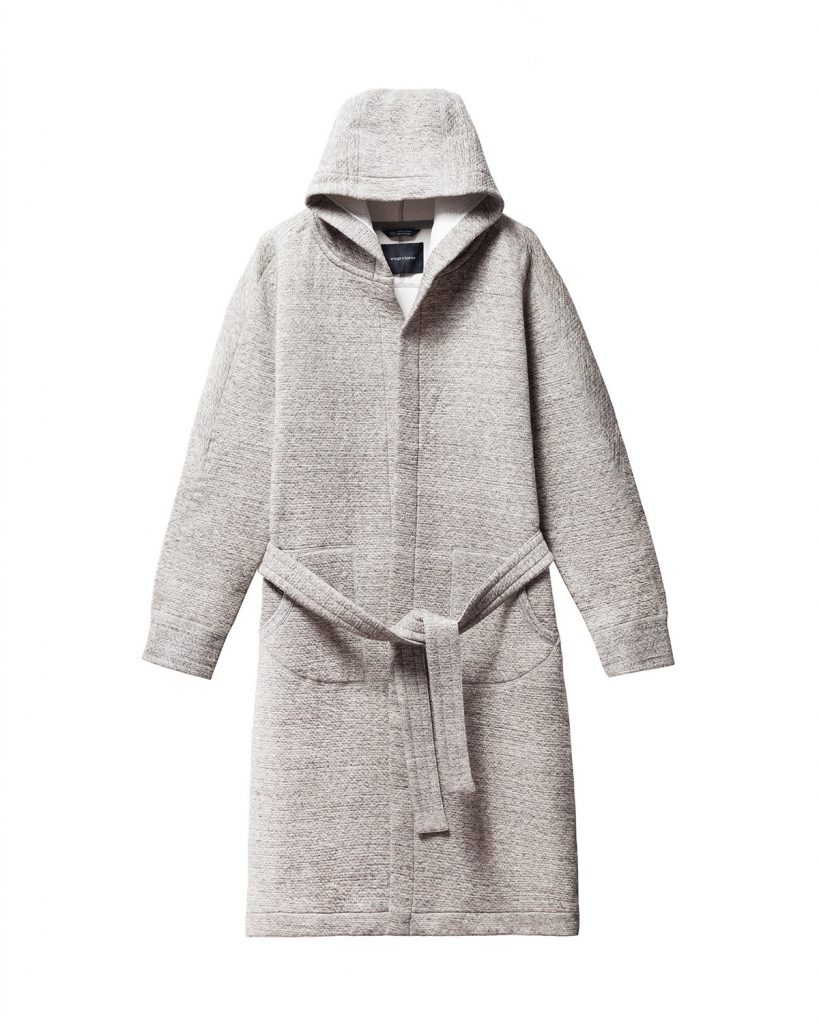 cabin fleece robe + blanket